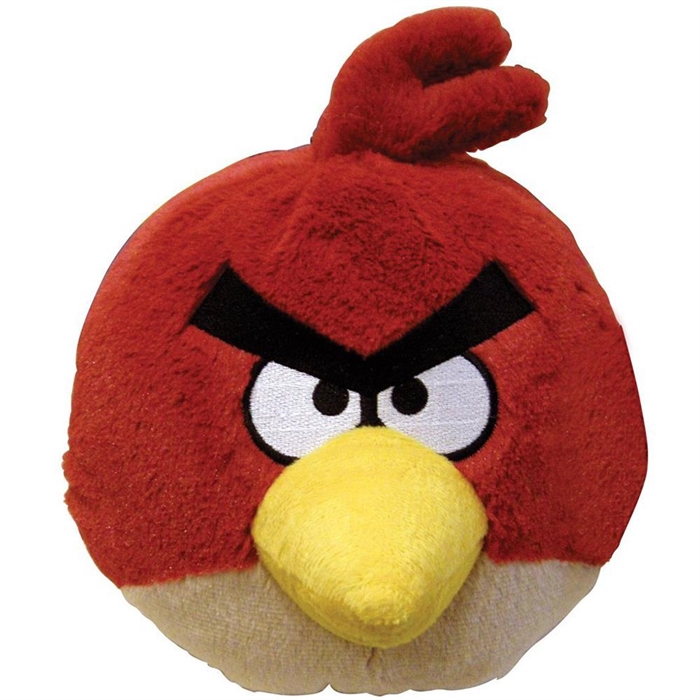 Angry Birds Kırmızı Kuş Sesli Peluş 12 cm