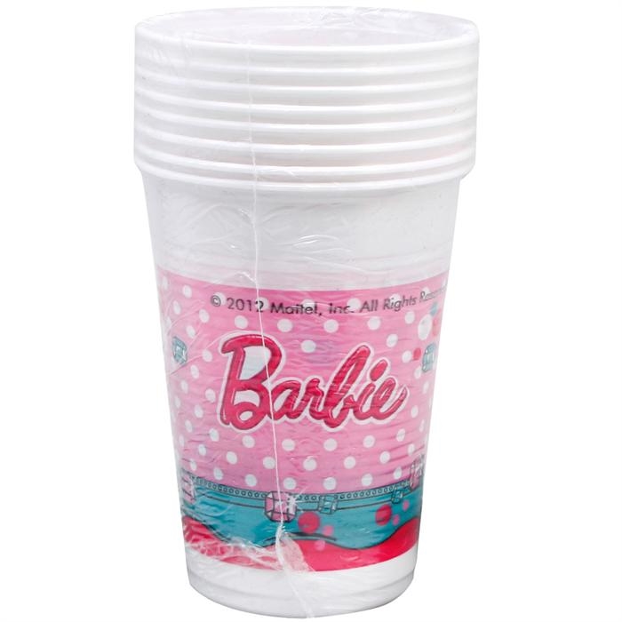 Barbie Elagant Plastik Bardak 8 Adet