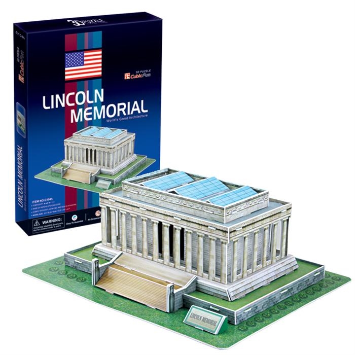 Cubic Fun 3D 41 parça 3D Puzzle Lincoln Memorial (Anıtı)