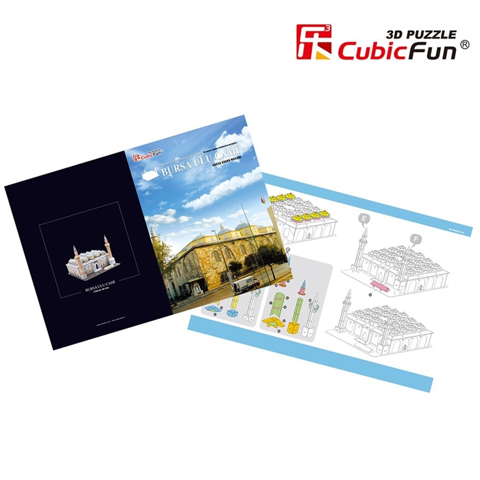 Cubic Fun 3D 131 Parça Puzzle Bursa Ulu Camii
