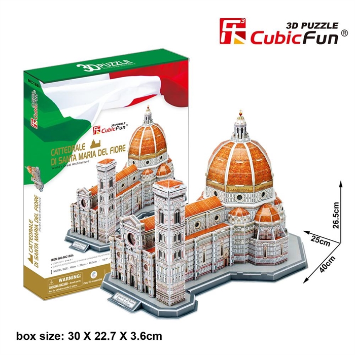 Cubic Fun 3D 123 Parça Puzzle Santa Maria Del Fiore Katedrali - İ