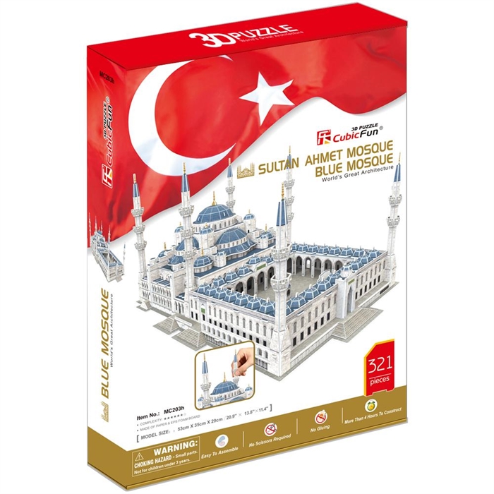 Cubic Fun 3D 321 Parça Puzzle Sultan Ahmet Camii
