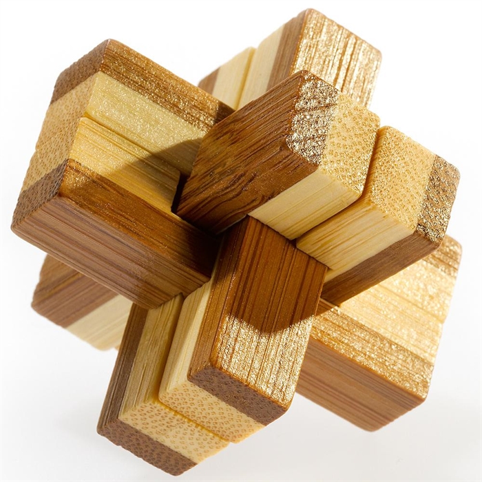 Eureka Bamboo Puzzle Knotty 3D Puzzle