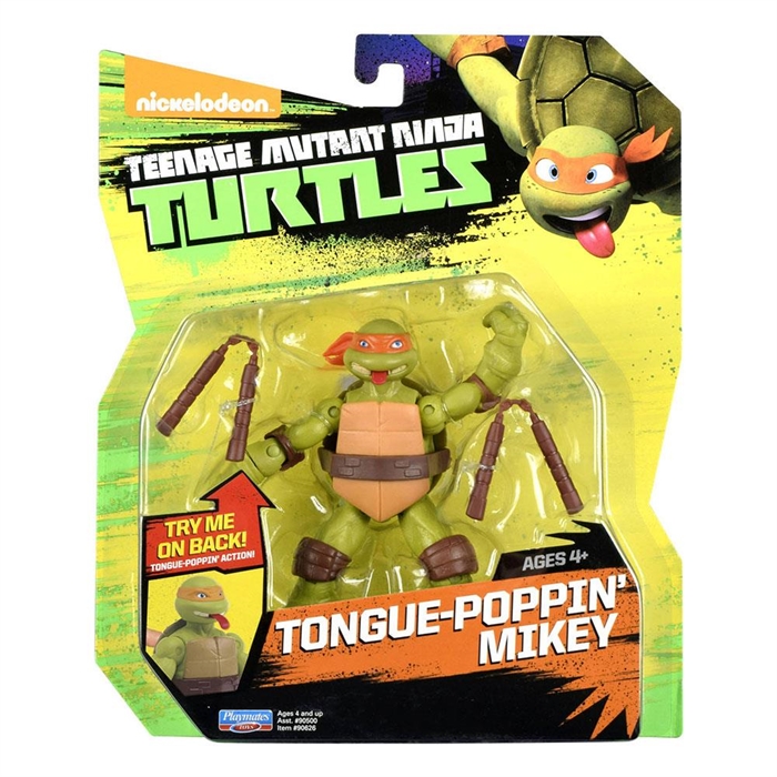 Ninja Kaplumbağalar Tongue Poppin Mıkey Oyuncak Figür 12 cm