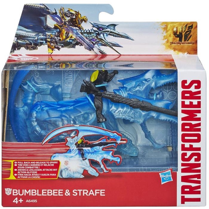 Transformers 4 Bumblebee Ve Strafe Dinobot Oyun Seti