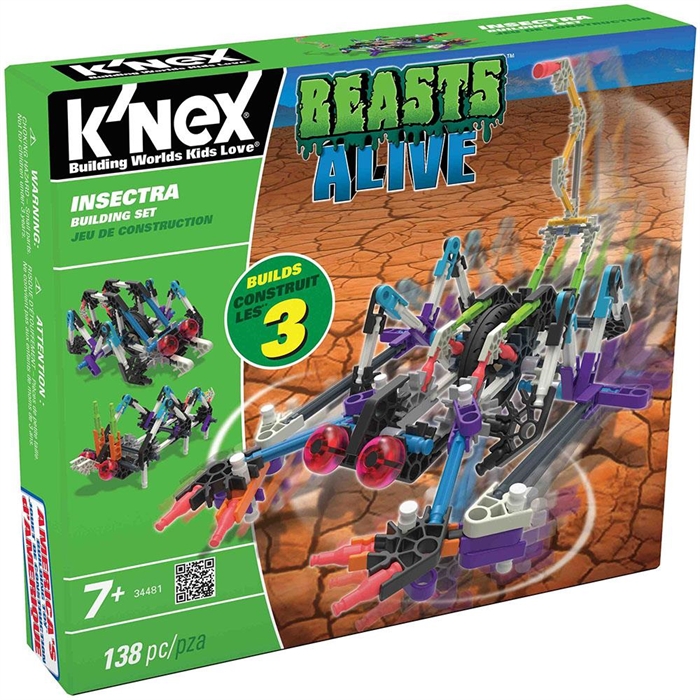 K’Nex Insectra Yapım Seti Beasts Alive Knex 34481