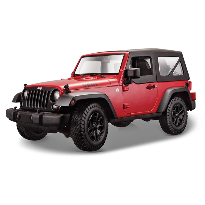 Maisto 2014 Jeep Wrangler 1-18 Model Araba s-e Kırmızı
