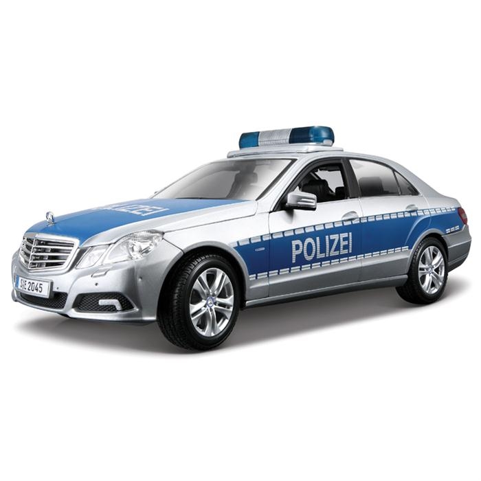 Maisto Mercedes E-Class Polizei 1:18 Premiere Edition Model Araba