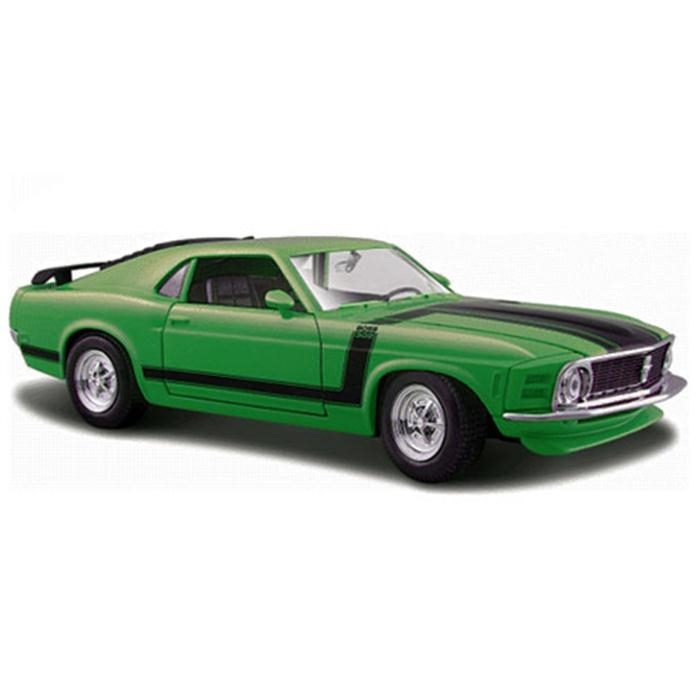Maisto 1/24 1970 Ford Mustang Boss 302 Model Araba Yeşil