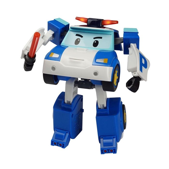 Robocar Poli Işıklı Transformers Robot Figür Poli