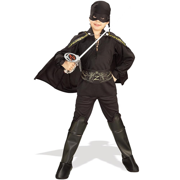 Zorro Klasik Çocuk Kostümü 4-6 Yaş