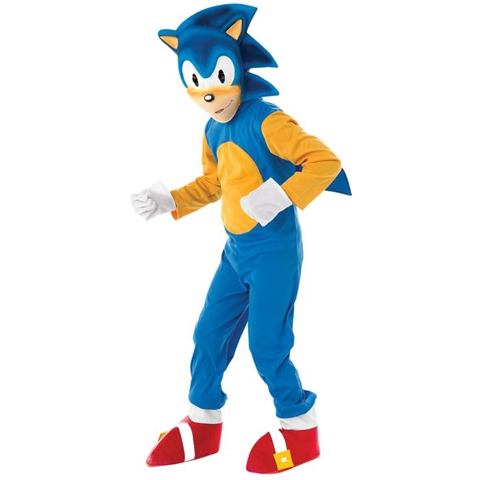 Sonic Çocuk Kostüm 5-6 Yaş Lüks