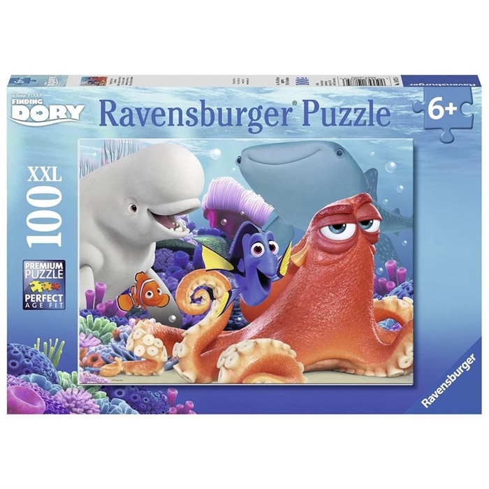 Ravensburger Kayıp Balık Dori 100 Parça Çocuk Puzzle