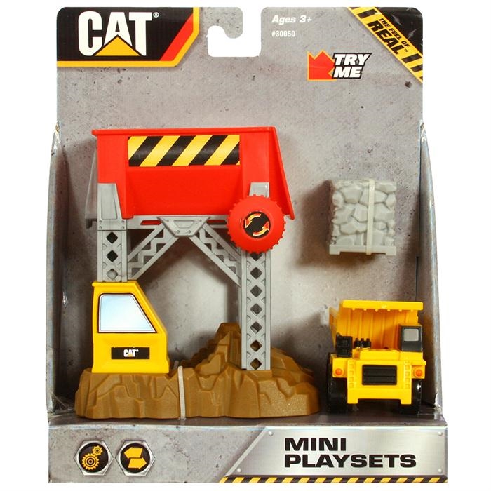 Cat Mini Mekanik İnşşat Ekipmanları Oyun Seti 2