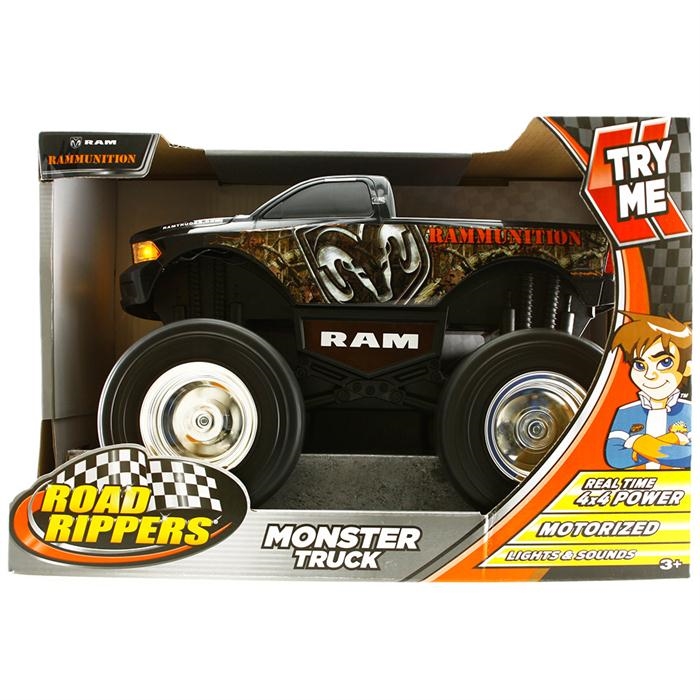 Monster Truck Rammuni Sesli Ve Işıklı 4x4 Kamyonet