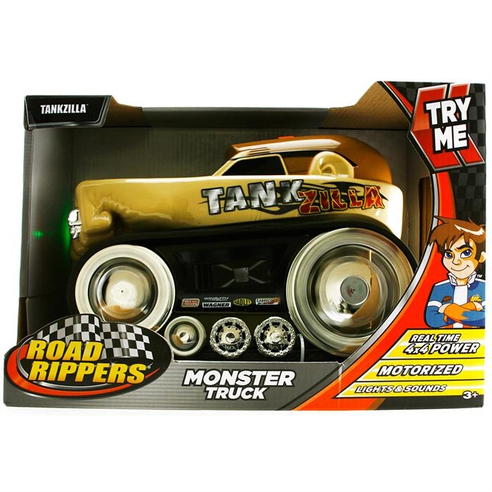 Rippers Monster Truck Tankzill Sesli Ve Işıklı 4x4 Kamyonet