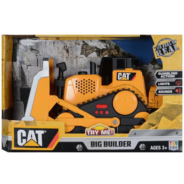 Cat İş Makinesi Big Builder Sesli ve Işıklı Fonksiyonlu
