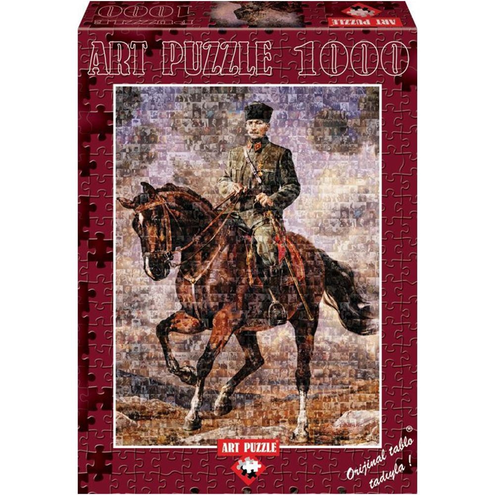 Art Puzzle 1000 Parça Gazi Mustafa Kemal Atatürk - Sakarya