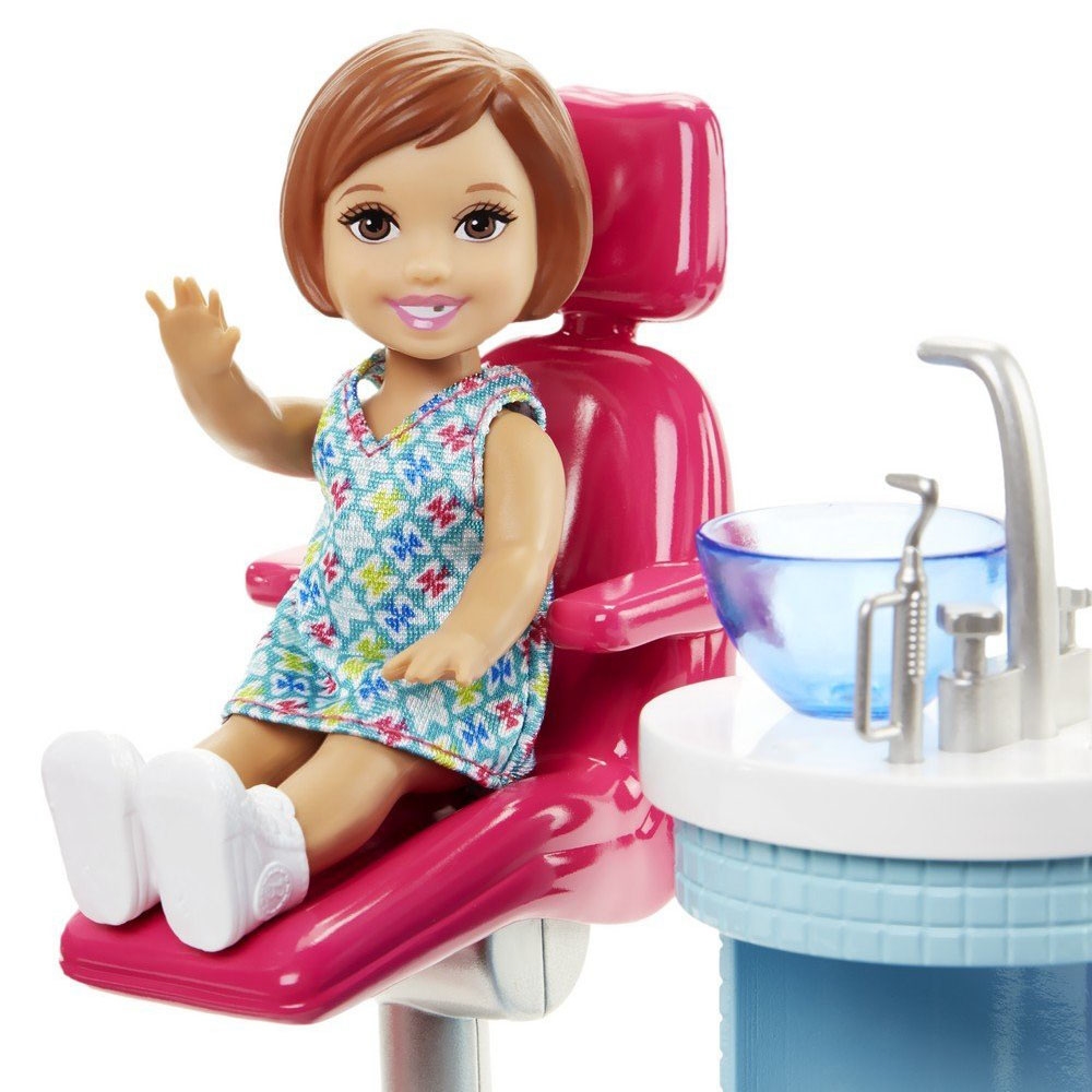 Barbie Ben Büyüyünce Meslek Bebekleri Dişçi Oyun Seti
