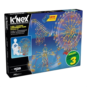 K’Nex 3-in-1 Klasik Lunapark Seti (Motorlu) Thrill Rides Knex 170