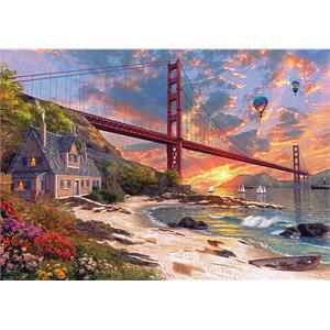 KS Puzzle Sunset at Golden Gate 500 Parça