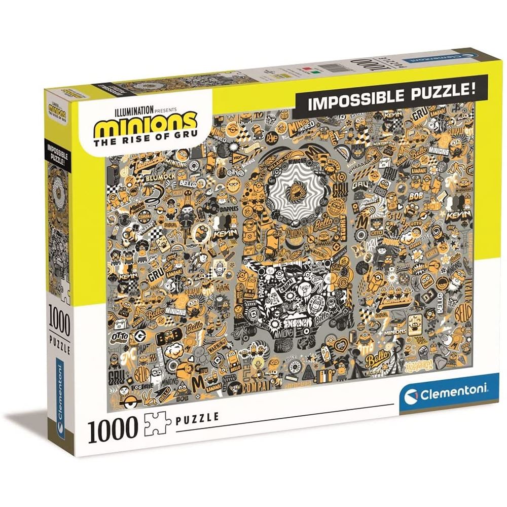 Clementoni 1000 Parça Yetişkin Impossible Puzzle - Minions 2
