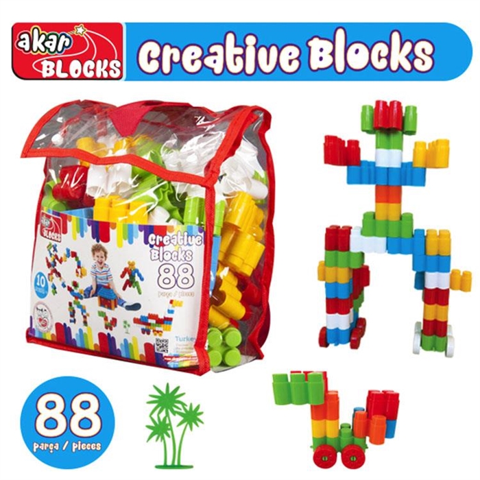 Akar Oyuncak Creative Blocks 88 Parça