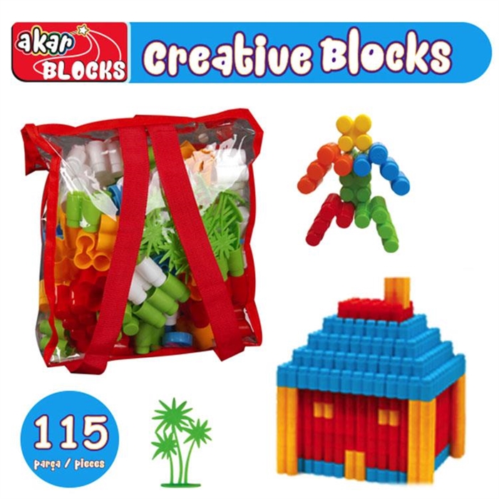 Akar Oyuncak Creative Blocks 115 Parça