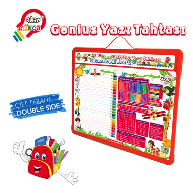 Akar Oyuncak Genius Yazı Tahtası Çift Taraflı