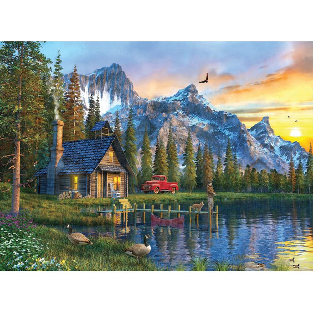 Anatolian 1000 Parça Puzzle Dağevinde Günbatımı