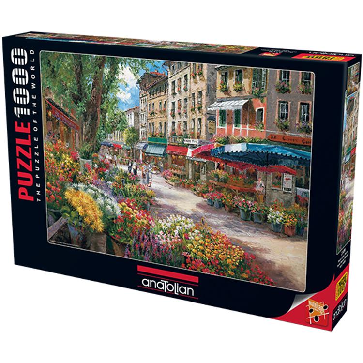 Anatolian 1000 Parça Puzzle Paris Çiçek Pazarı