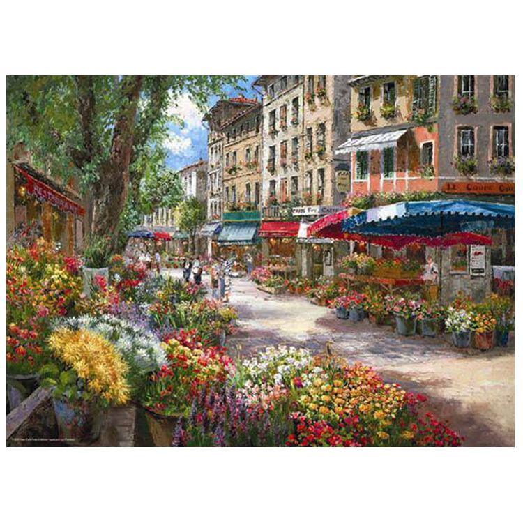 Anatolian 1000 Parça Puzzle Paris Çiçek Pazarı