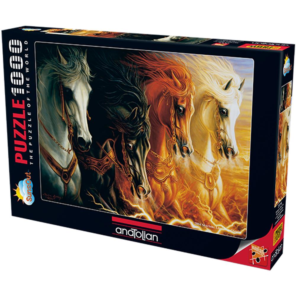 Anatolian 1000 Parça Puzzle Mahşerin Dört Atlisi
