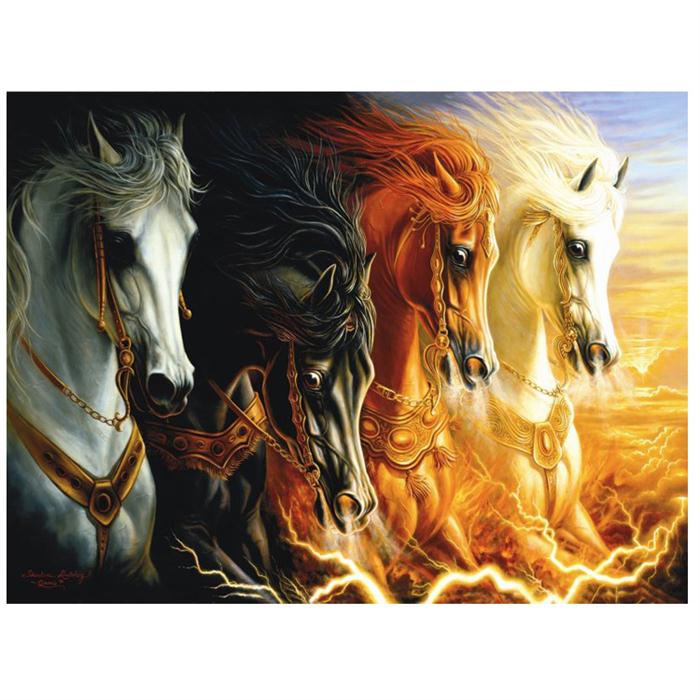 Anatolian 1000 Parça Puzzle Mahşerin Dört Atlisi