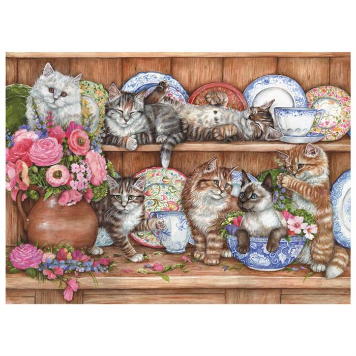 Anatolian 1000 Parça Puzzle Yavru Kediler