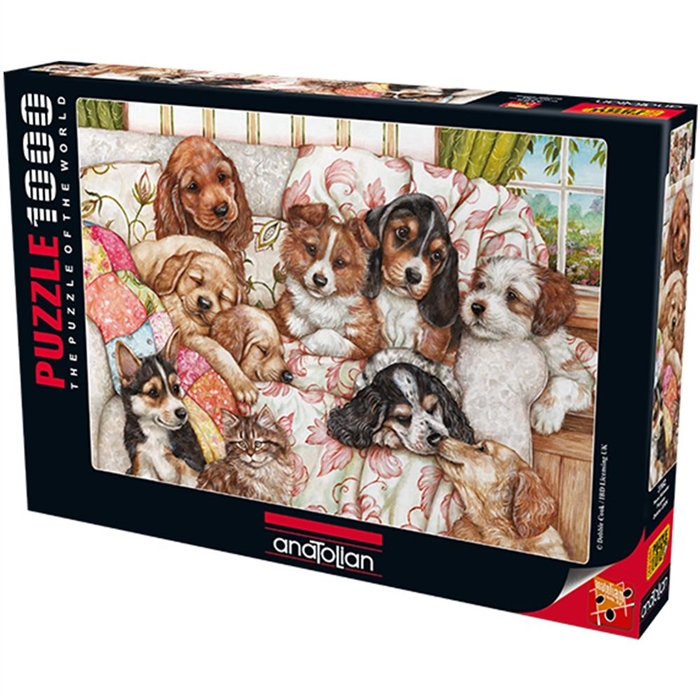 Anatolian 1000 Parça Puzzle Yavru Köpekler