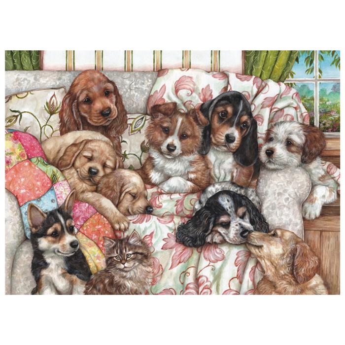 Anatolian 1000 Parça Puzzle Yavru Köpekler