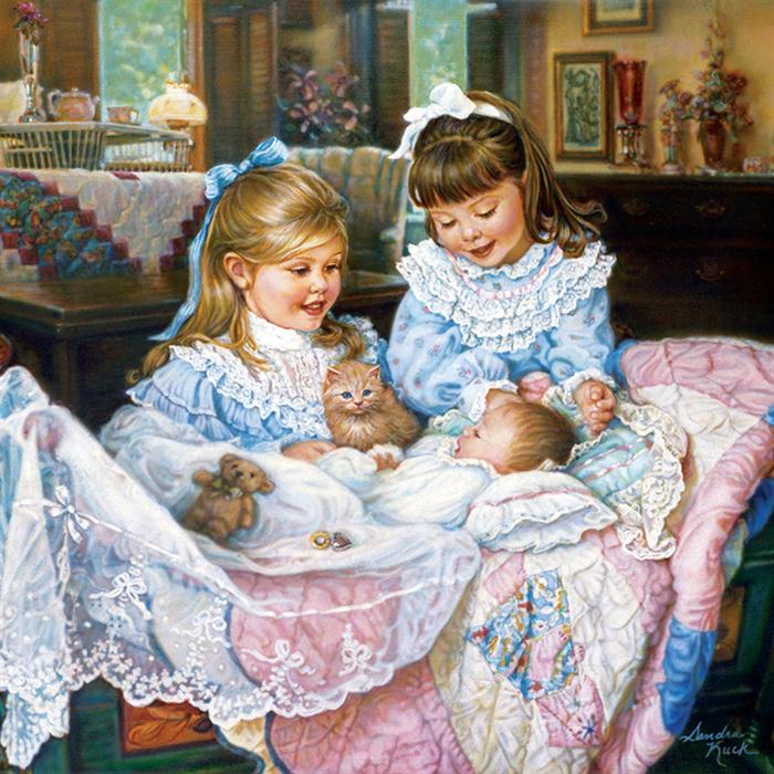 Anatolian 1024 Parça Puzzle Küçük Bakıcılar