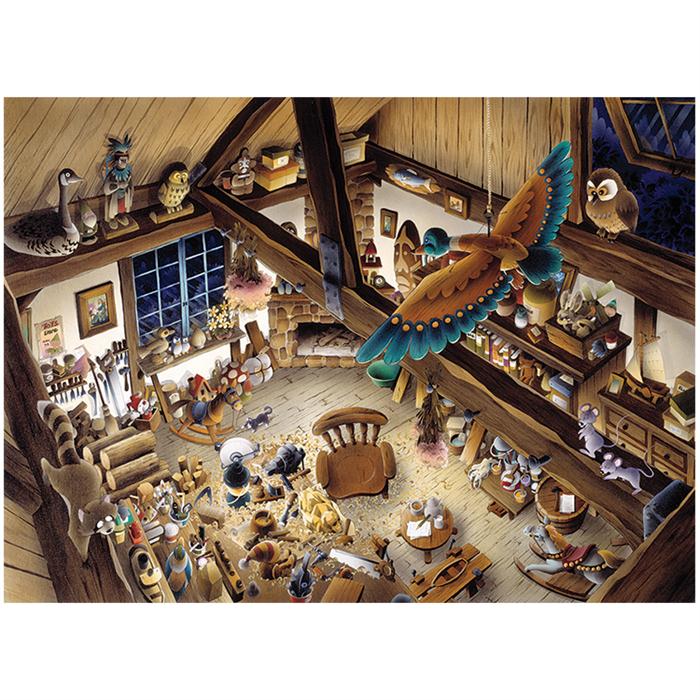 Anatolian 1000 Parça Puzzle Ahşap Oyuncak Atölyesi