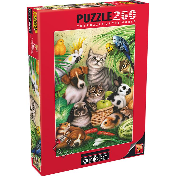 Anatolian 260 Parça Puzzle Büyülü Hayvanlar