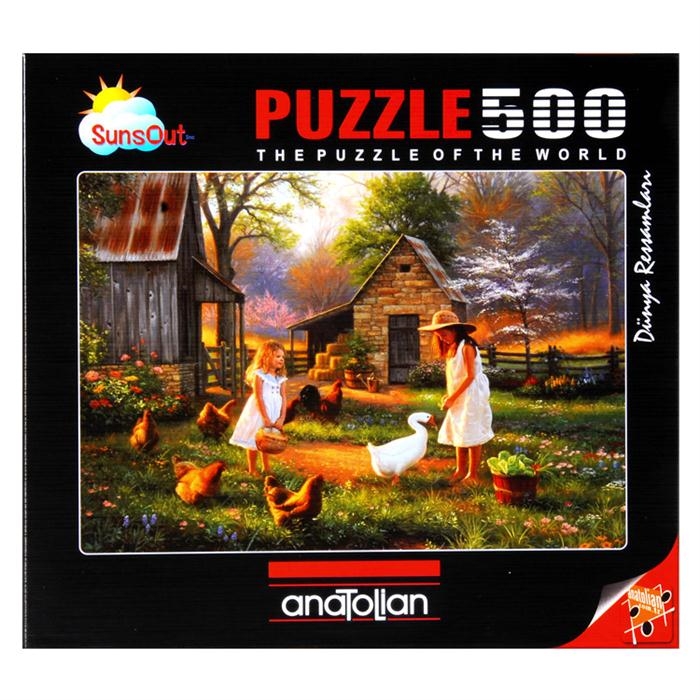 Anatolian 500 Parça Puzzle Çiftlikte Akşamüstü