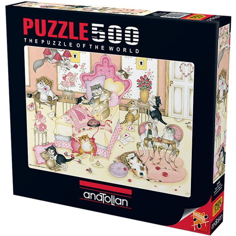 Anatolian 500 Parça Puzzle Sevgililer Günü