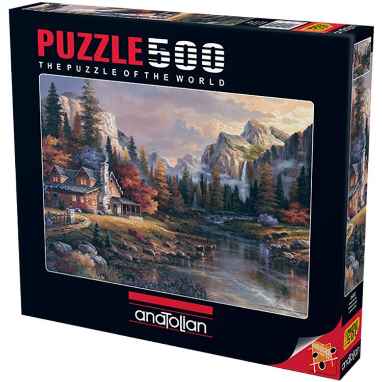 Anatolian 500 Parça Puzzle Vadinin Sonundaki Ev