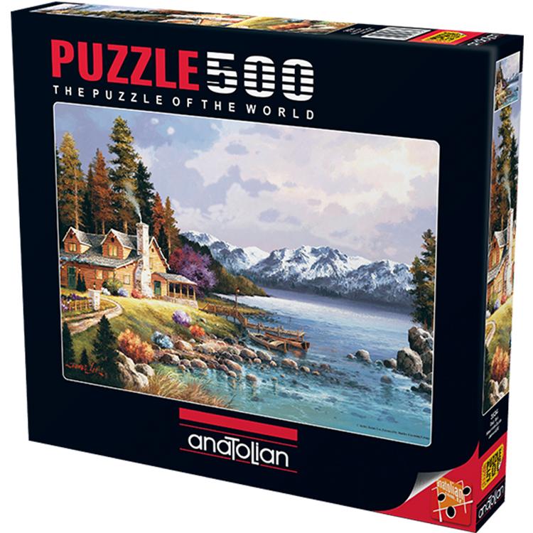 Anatolian 500 Parça Puzzle Dağ Evi
