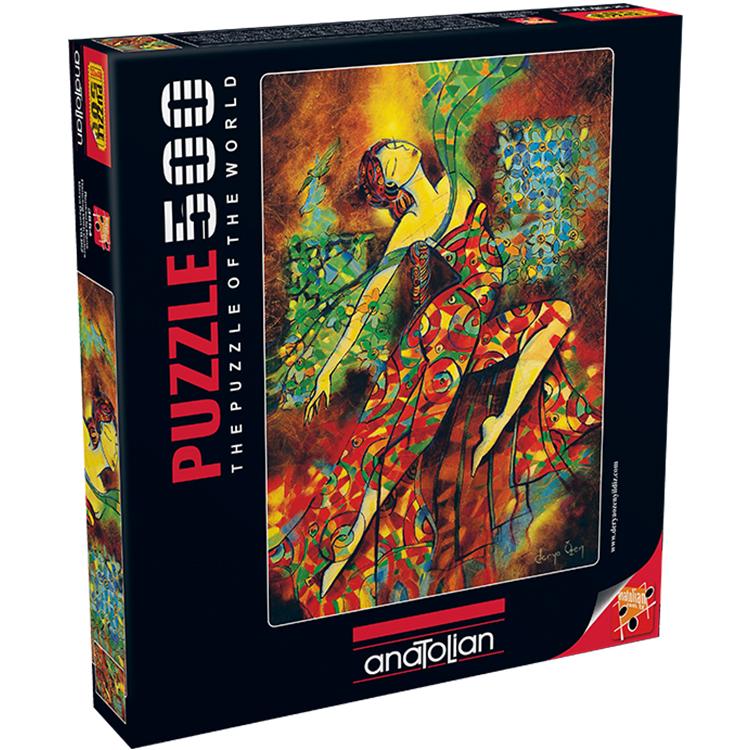Anatolian 500 Parça Puzzle Renklerle Dans