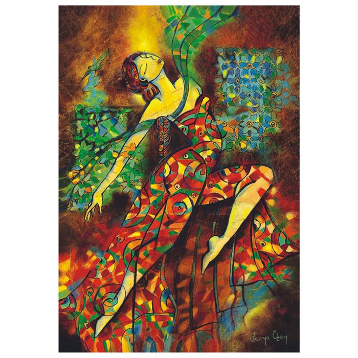 Anatolian 500 Parça Puzzle Renklerle Dans