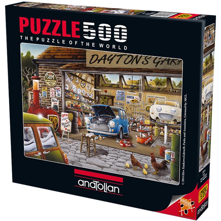 Anatolian 500 Parça Puzzle Garaj
