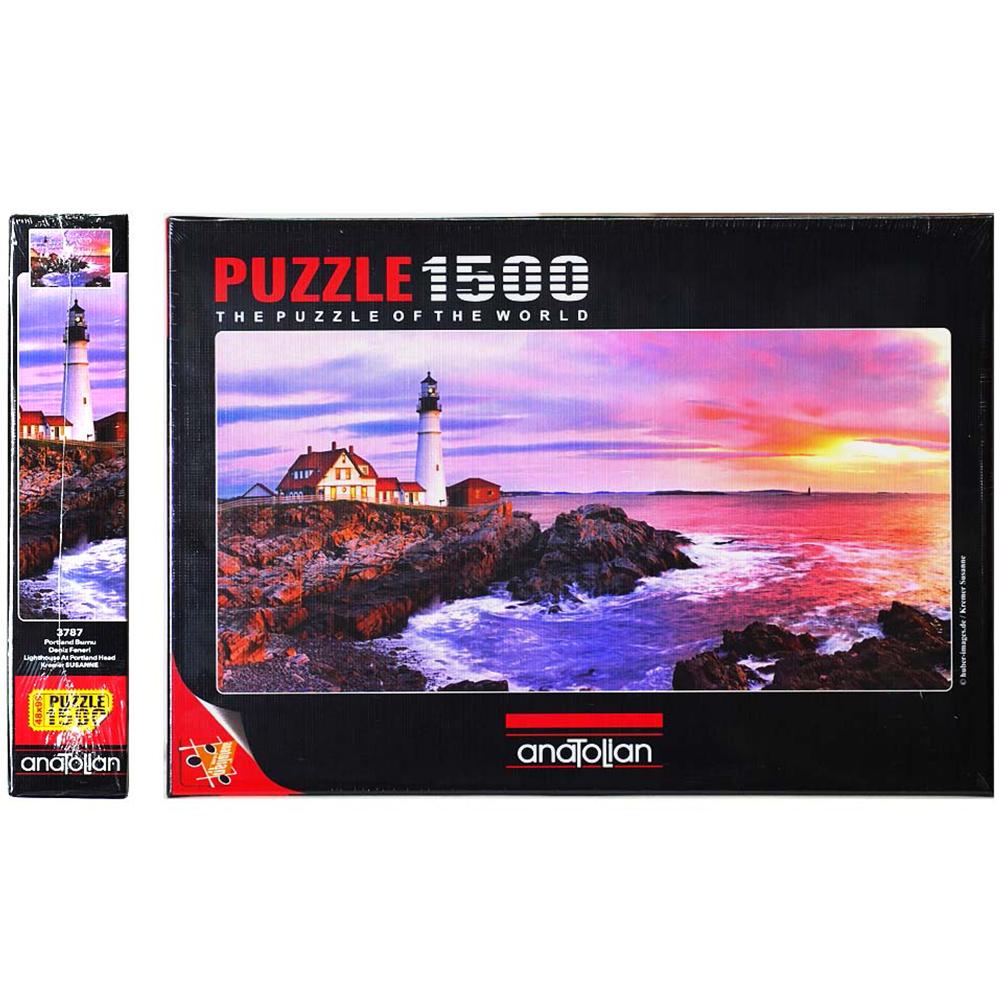 Anatolian 1500 Parça Puzzle Portlan Burnu Deniz Feneri