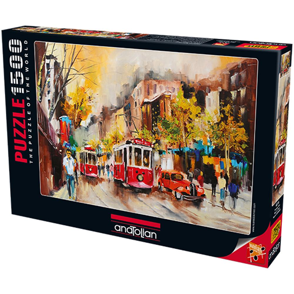 Anatolian 1500 Parça Puzzle Tranvay Yolu