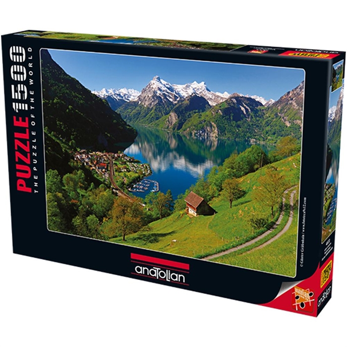 Anatolian 1500 Parça Puzzle Lake Lucerne Switzerland